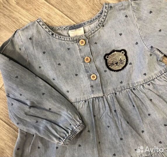 Платье для девочки 92/колготки