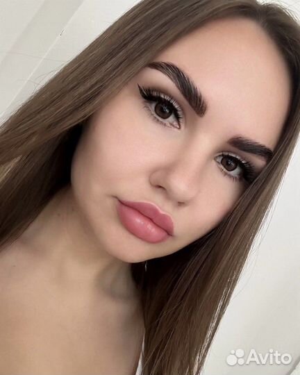 Ламинирование ресниц и укладка бровей