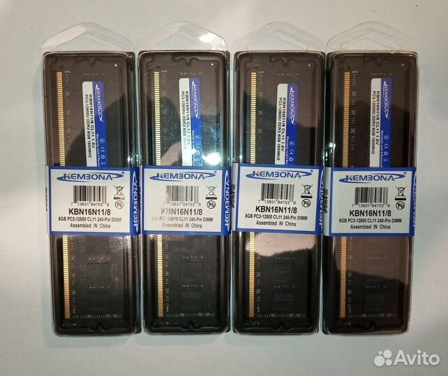 Новая память с гарантией DDR3 8Gb-1600MHz(12800)