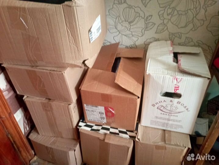 Посуда коробками