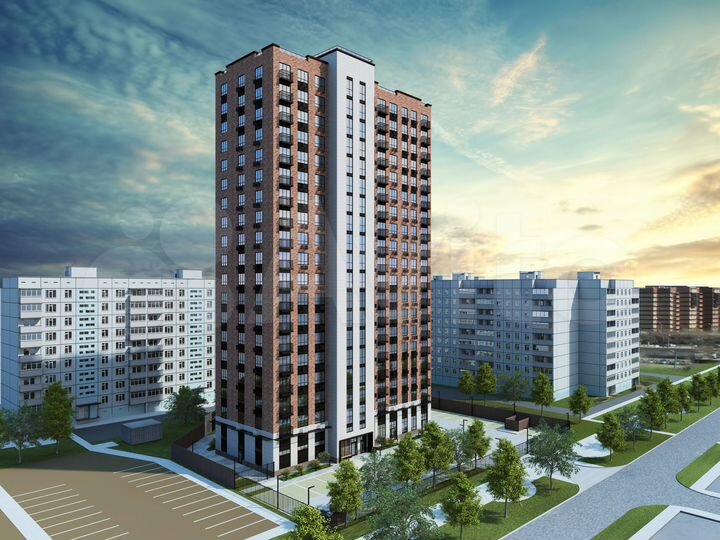 3-к. квартира, 66,4 м², 16/19 эт.