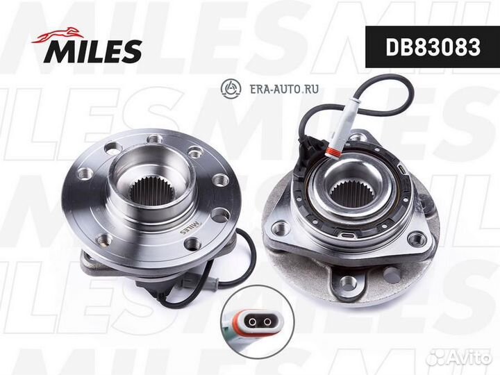 Miles DB83083 Ступица с подшипником передняя +ABS