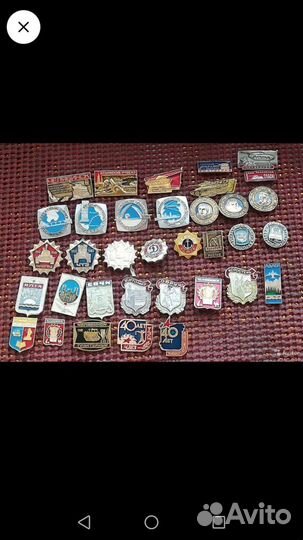 Значки СССР 63шт
