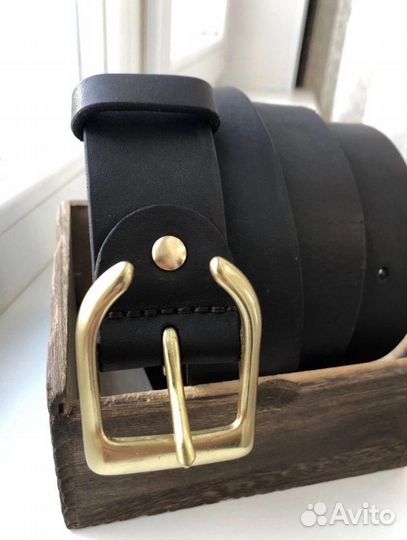 Ремень мужской ручной работы