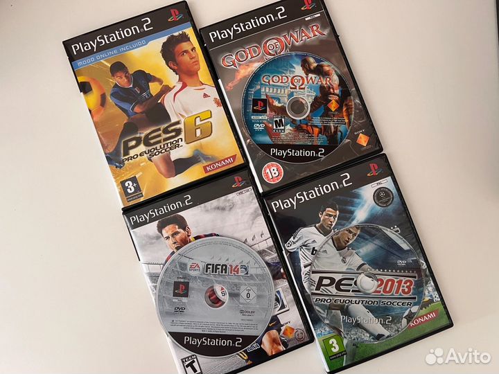 Игры для PS2 на фото не все