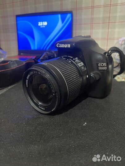 Зеркальный фотоаппарат canon 1100d is