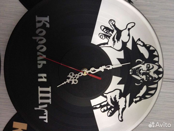 Часы из виниловой пластинки Король и Шут (киш)