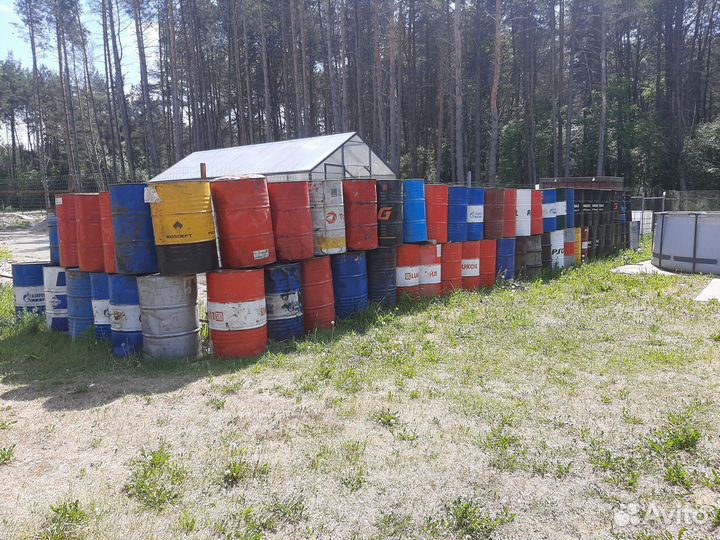 Бочка металлическая бу 200л