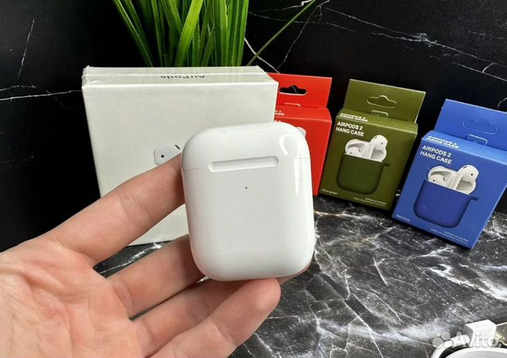 AirPods 2 Premium+ Бесплатная доставка и Чехол