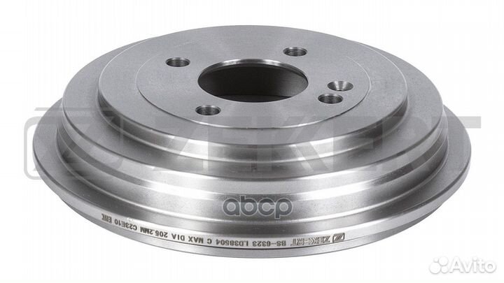 Барабан торм. задн. Hyundai Solaris IV 10- Kia Rio