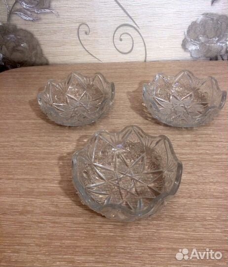 Салатник хрустальный