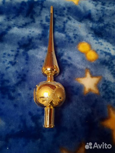 Новогодние ёлочные игрушки украшения наконечник