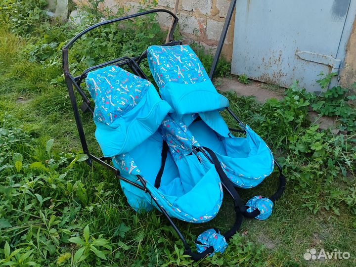 Детские санки коляска