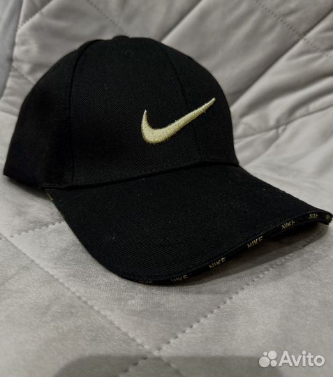 Кепка бейсболка Nike белая черная унисекс