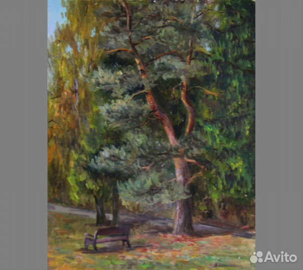 Картина маслом Летний Пейзаж Зеленоград