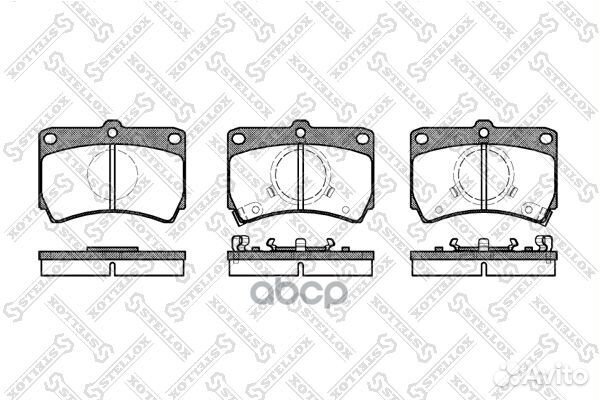 223 012SX 212 12FDB715572145B колодки дисков
