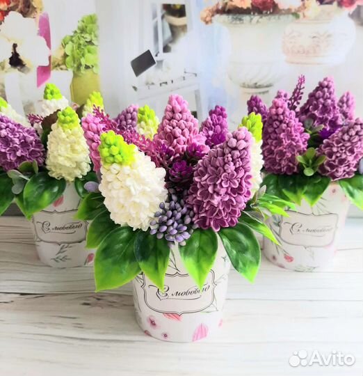 Букет из мыла (сирень)