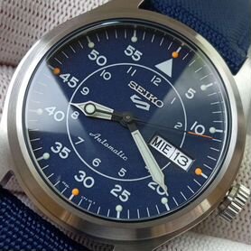 Часы Seiko (Сейко) 5 Sports Flieger military blue