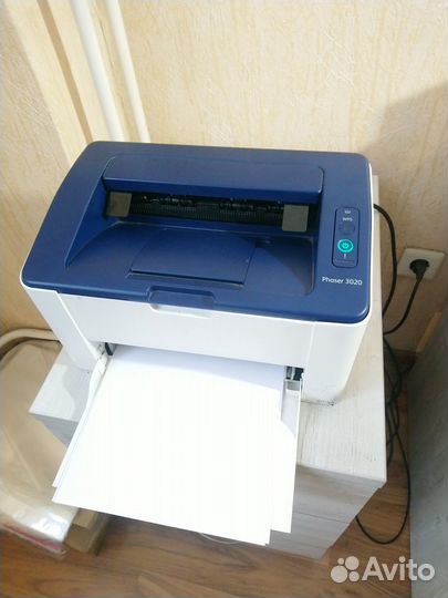 Принтер лазерный xerox phaser 3020 с Wi-Fi