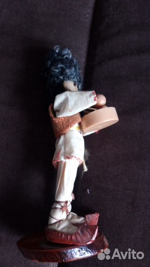 Фигурка Гуцулла с барабаном, СССР