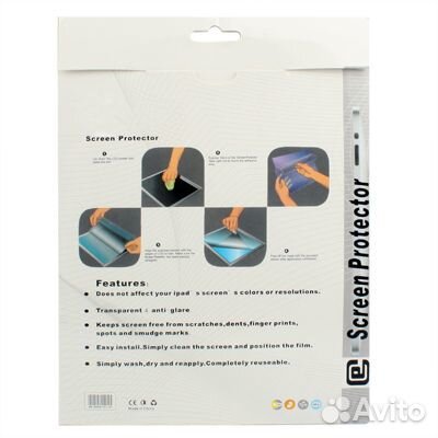 Плёнка защитная для планшетов Apple iPad 2 / 3 / 4
