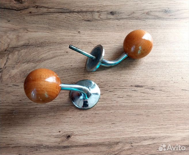 Ручка дверная Деревянные шары СССР