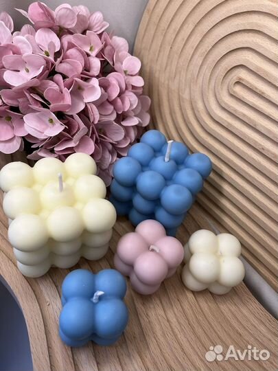 Свечи ручной работы из соевого воска ку