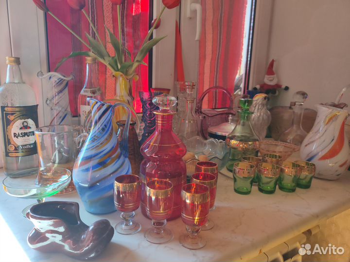 Цветное стекло. Керамика. Фарфор. СССР. Европа