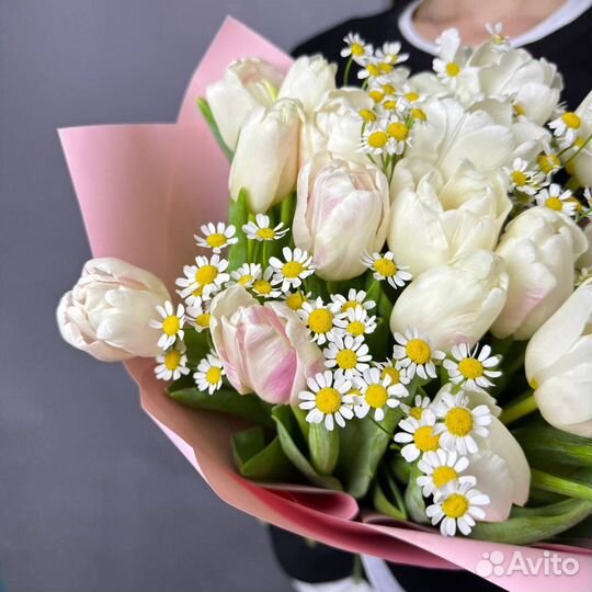 Тюльпаны на 8 марта в розницу