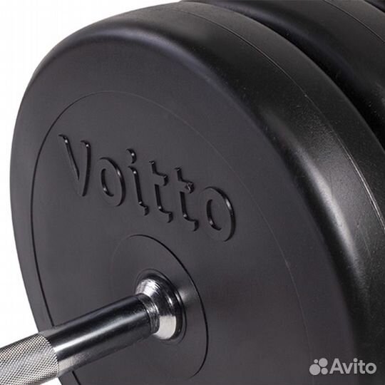 Штанга EZ с пластиковыми блинами 22,5 кг Voitto