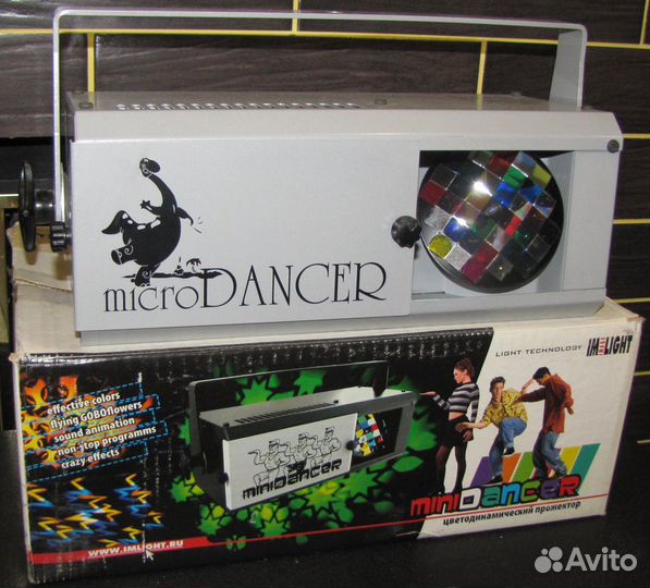 Светомузыка Microdancer Disco 50 IML Цвет Gobo Mic