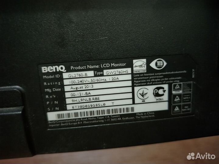 Монитор benq