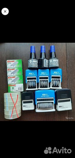 Канцелярские зажимы, подставки