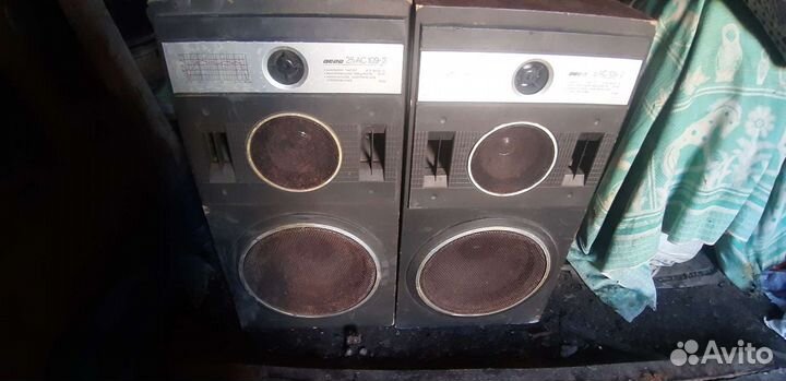 Колонки Вега 25ас 109, радиотехника S30