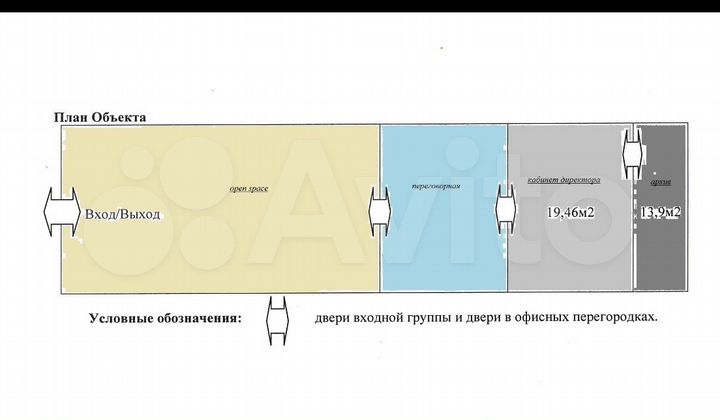 Свободного назначения, 111 м²