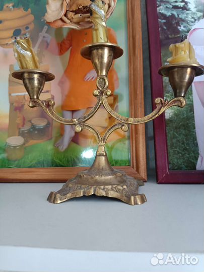 Подсвечник латунь (Индия) 80-х годов