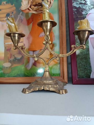 Подсвечник латунь (Индия) 80-х годов