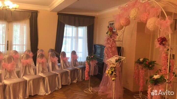 Свадебный комплект: арка, стойки