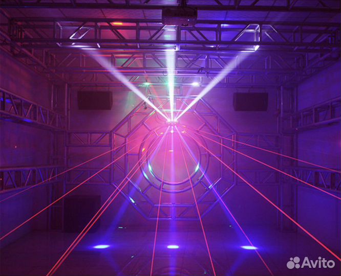 Светомузыка LPP Beam полного вращения