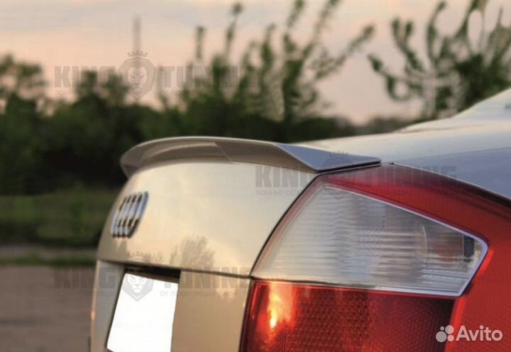 Спойлер Audi A4 B6 седан (Fiberglass-Easy-Gloss)