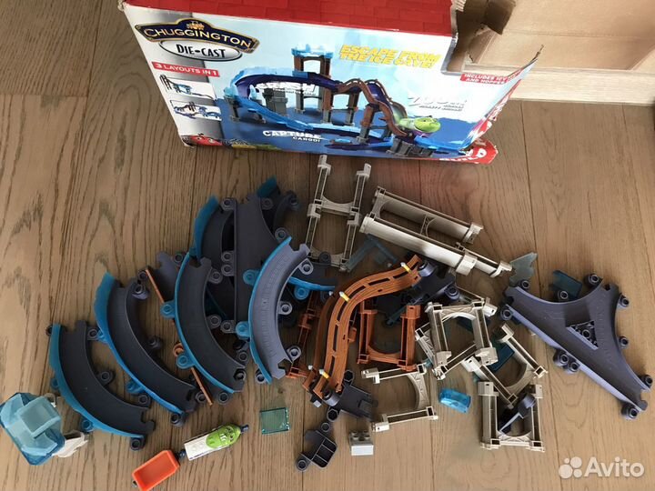 Железная дорога чаггинтон 3 в 1 Ледяная пещера