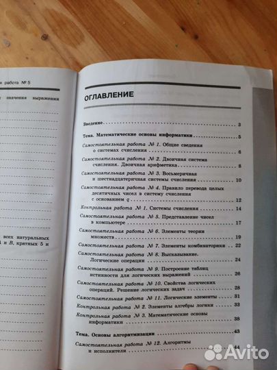 Самостоятельные и контрольные работы. Информатика