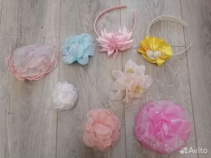 Банты, обручи для волос на праздник, для утренника