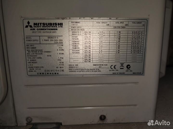 Сплит система mitsubishi