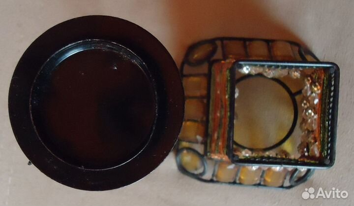 Подсвечник под плоскую свечку D 4 см