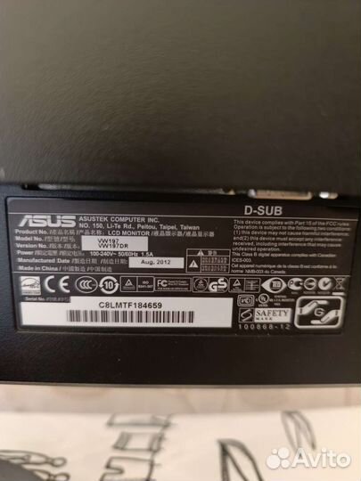 Монитор Asus 19