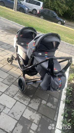 Коляска для двойни 2 в 1