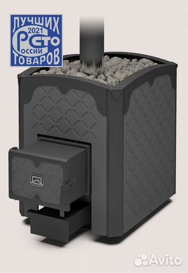 Печь Банная Чугунная Теплодар Былина 24Ч