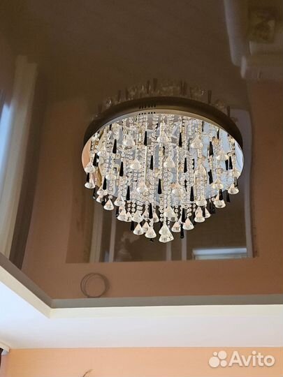 Люстра потолочная большая бу