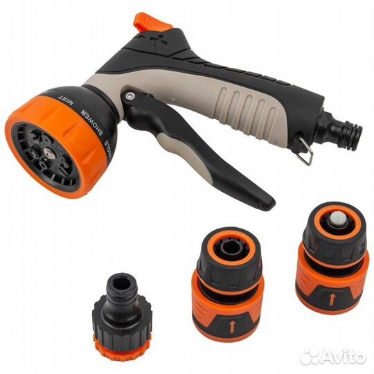 Пистолет-распылитель поливочный с насадками 4пр.(9